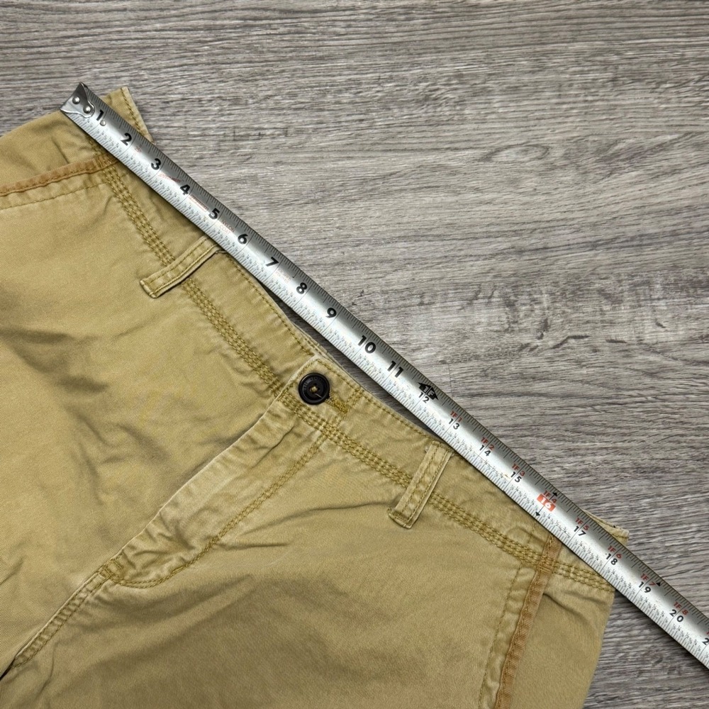 Aeropostale Mens Baggy Cargo Shorts Sz 36 Tan‎ Khaki Cotton Utility Y2K - Picture 5 of 9